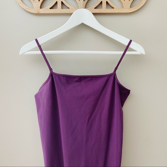 Free People Long Camisole Purple Sz M/L - Picture 2 of 7